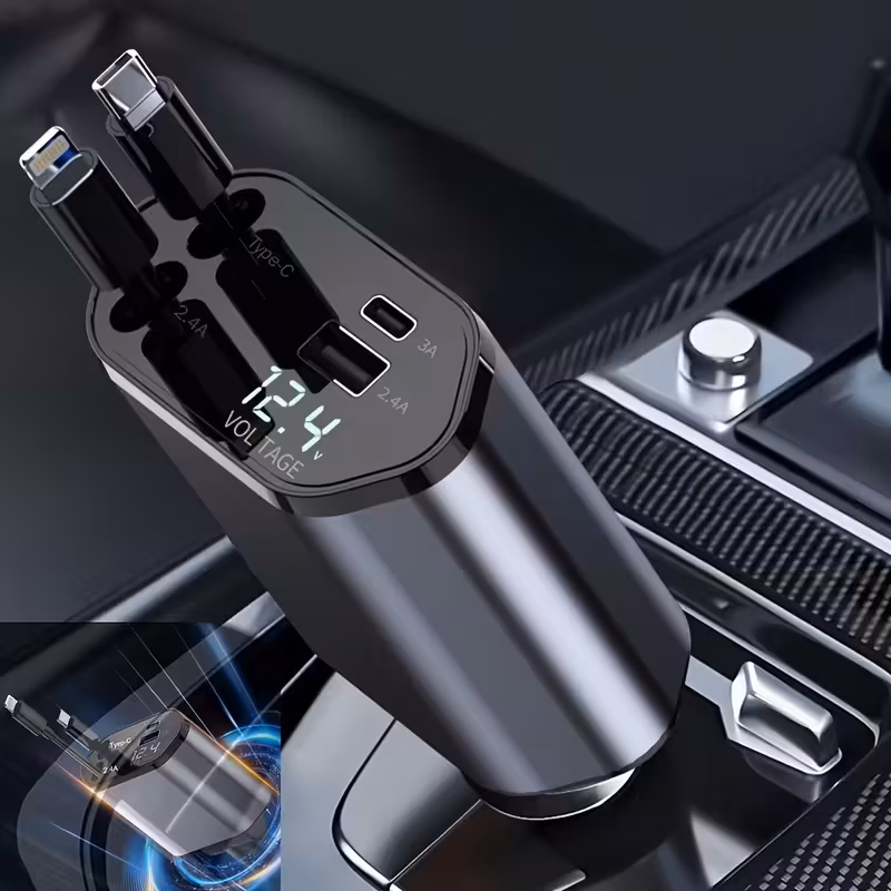 The Ultimate 4-in-1 Fast Car Charger