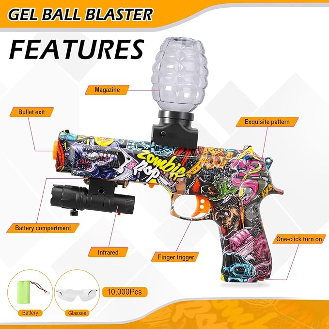 Powerful "G-LOCK" Water Bomb Gun in Action!