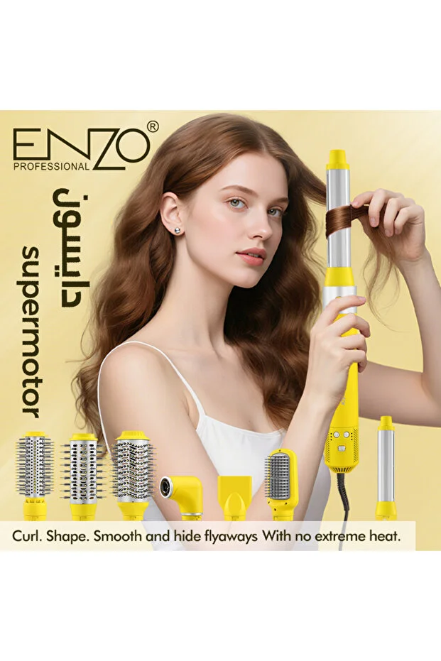 Enzo EN-6223 8-in-1 professional hot air styling kit