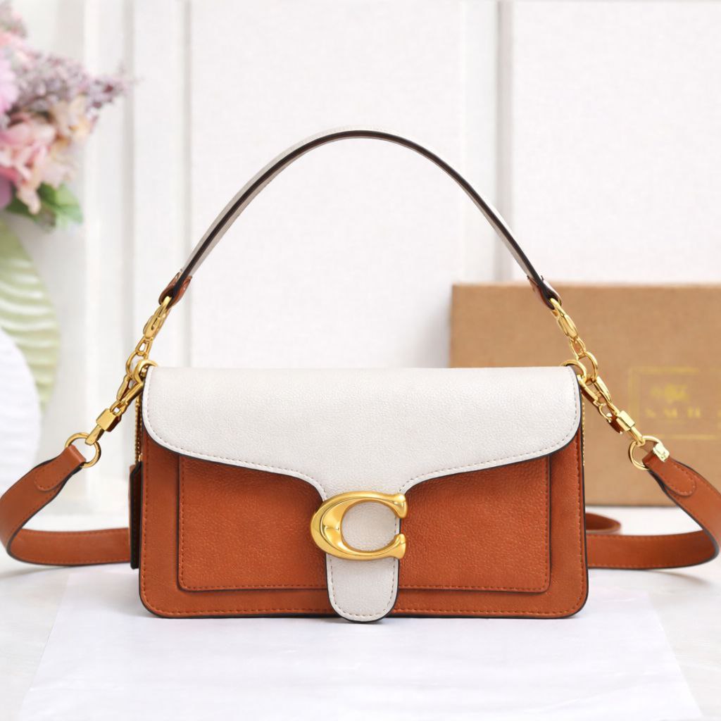 Ivory White & Camel Brown